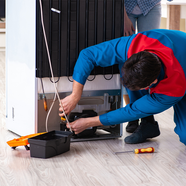 how much do you charge for refrigerator repair services in Firthcliffe NY